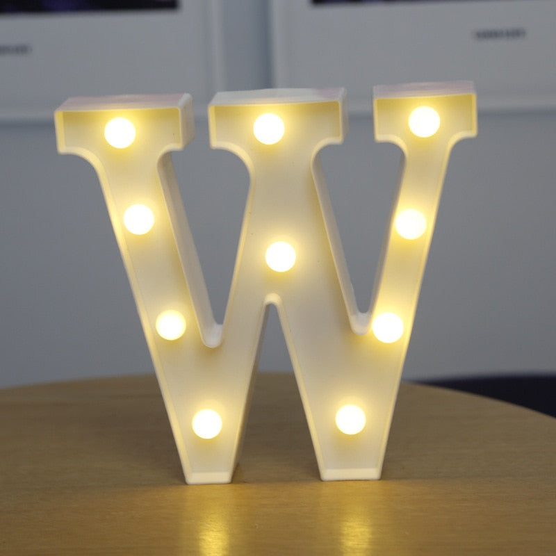 Luxury Alphabet Letter LED Lights - Orchid Unique