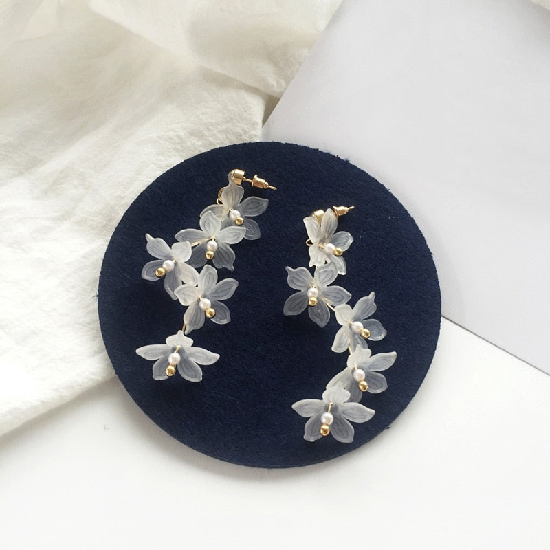 Flower Handmade Bohemia Earrings - Orchid Unique
