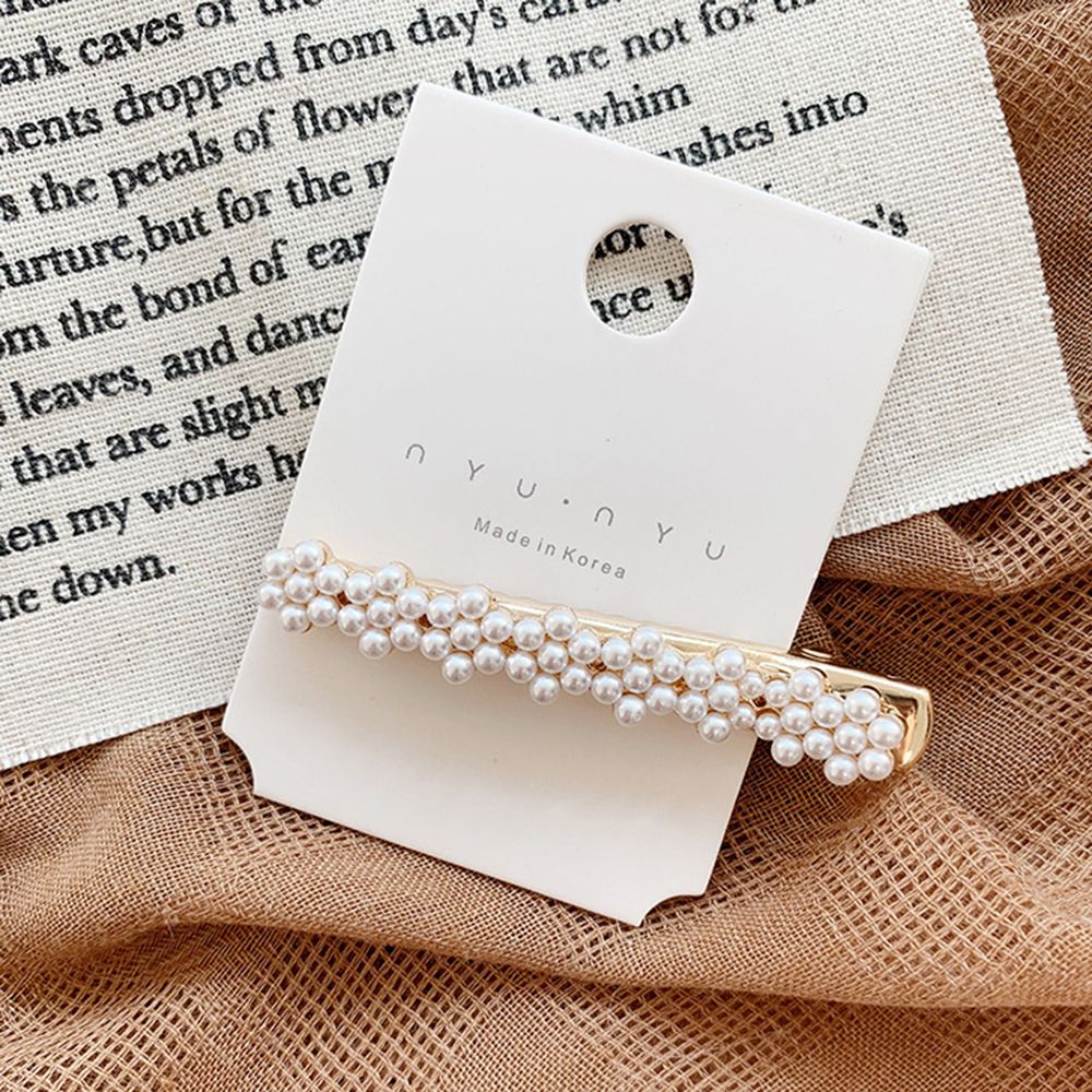 Pearl Metal Hairclips - Orchid Unique