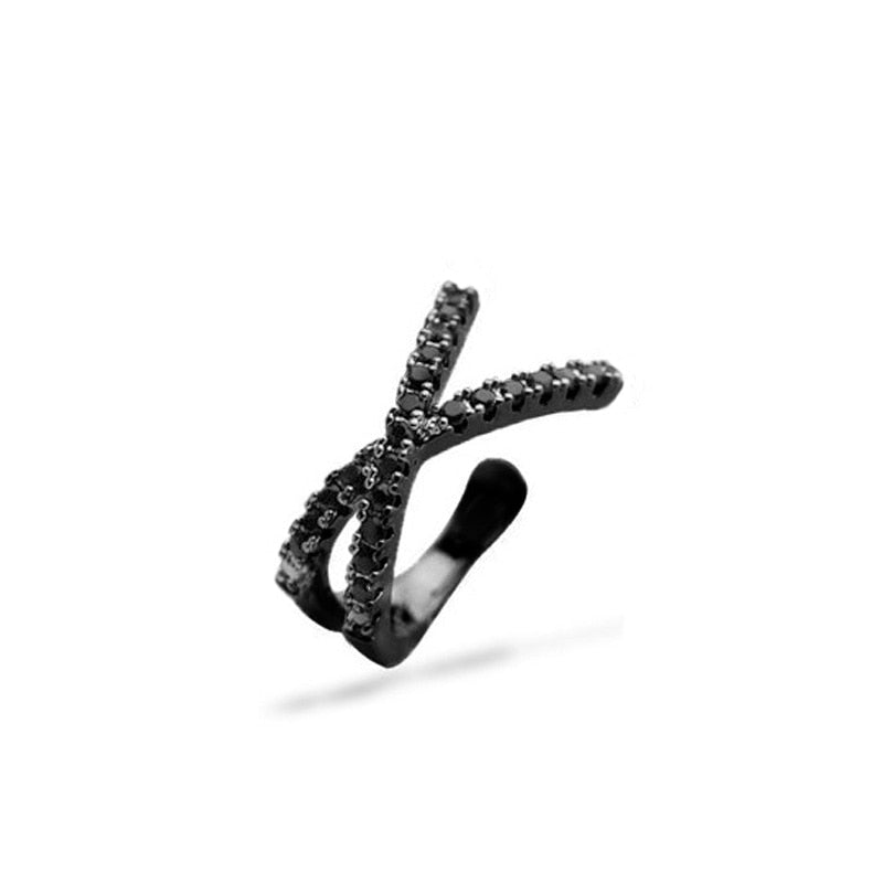 Punk Gold Metal Ear Cuff/Clip - Orchid Unique