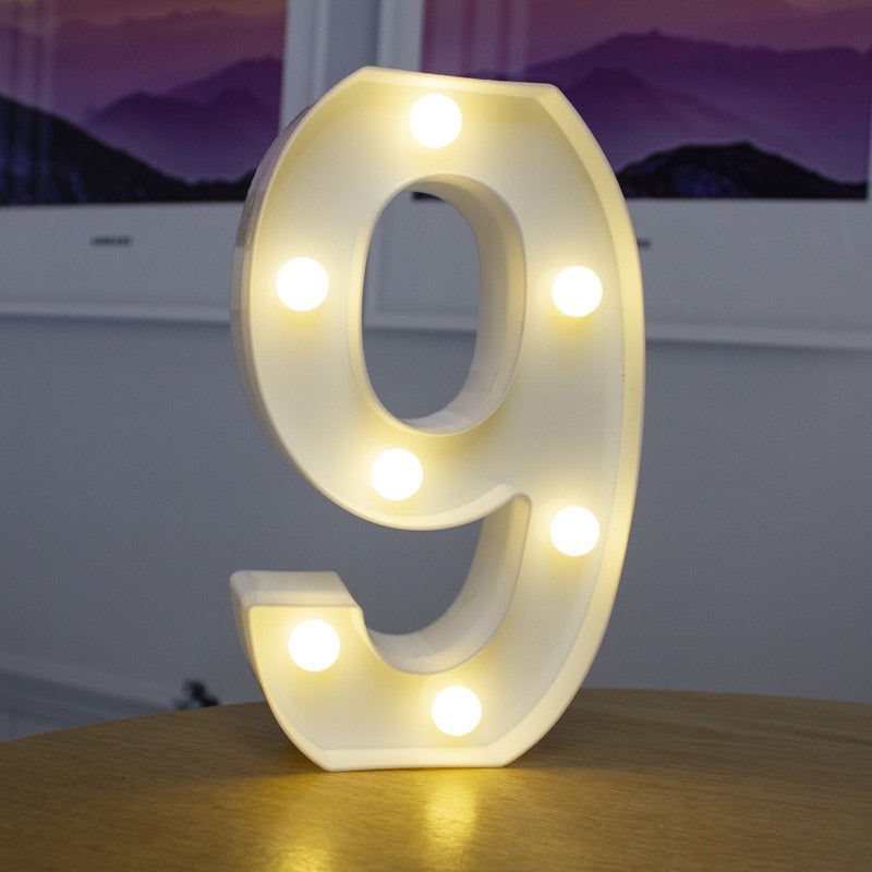 Luxury Alphabet Letter LED Lights - Orchid Unique