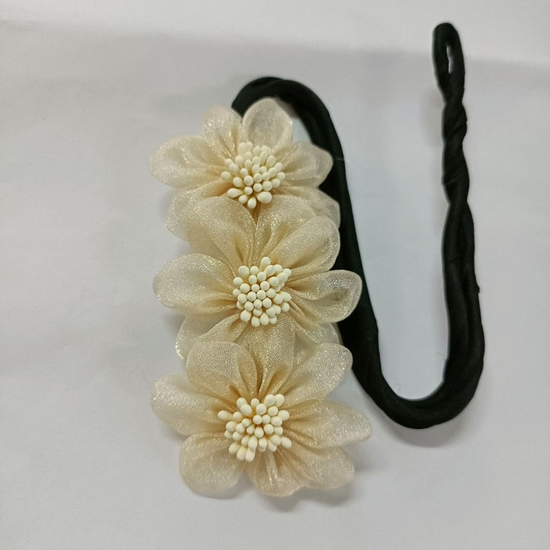 Magic Bow Clip Bun Curler Braider Hairstyle Twist Maker Tool Dount Twist Hair Accessories Styling Fashion - Orchid Unique