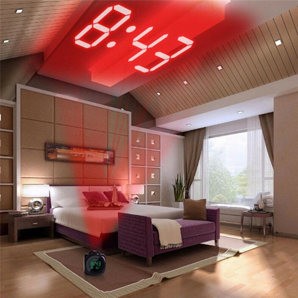 LCD Creative Projector Digital Alarm Clock - Orchid Unique