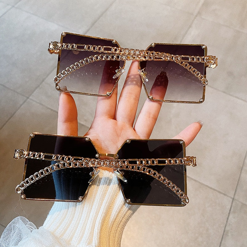 Oversize Sunglasses - Orchid Unique