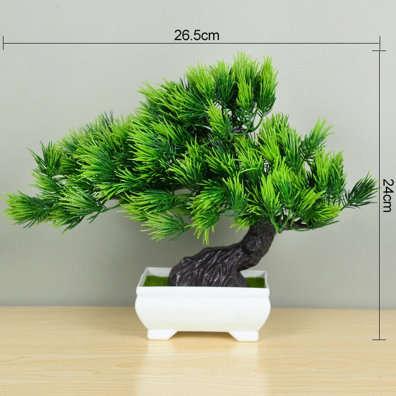 vase + Mall Tree Grass Plants Pot Ornament - Orchid Unique
