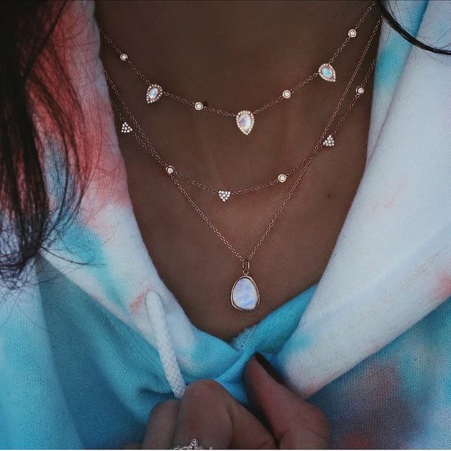 Crystal Stars Pendant Necklaces - Orchid Unique