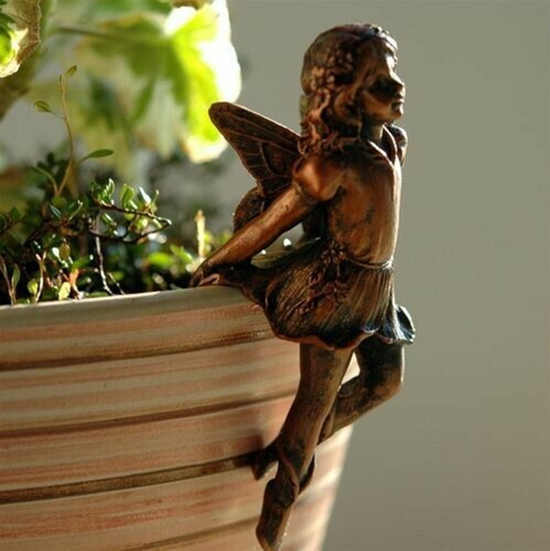 Angel Girl Hanging Cup - Orchid Unique