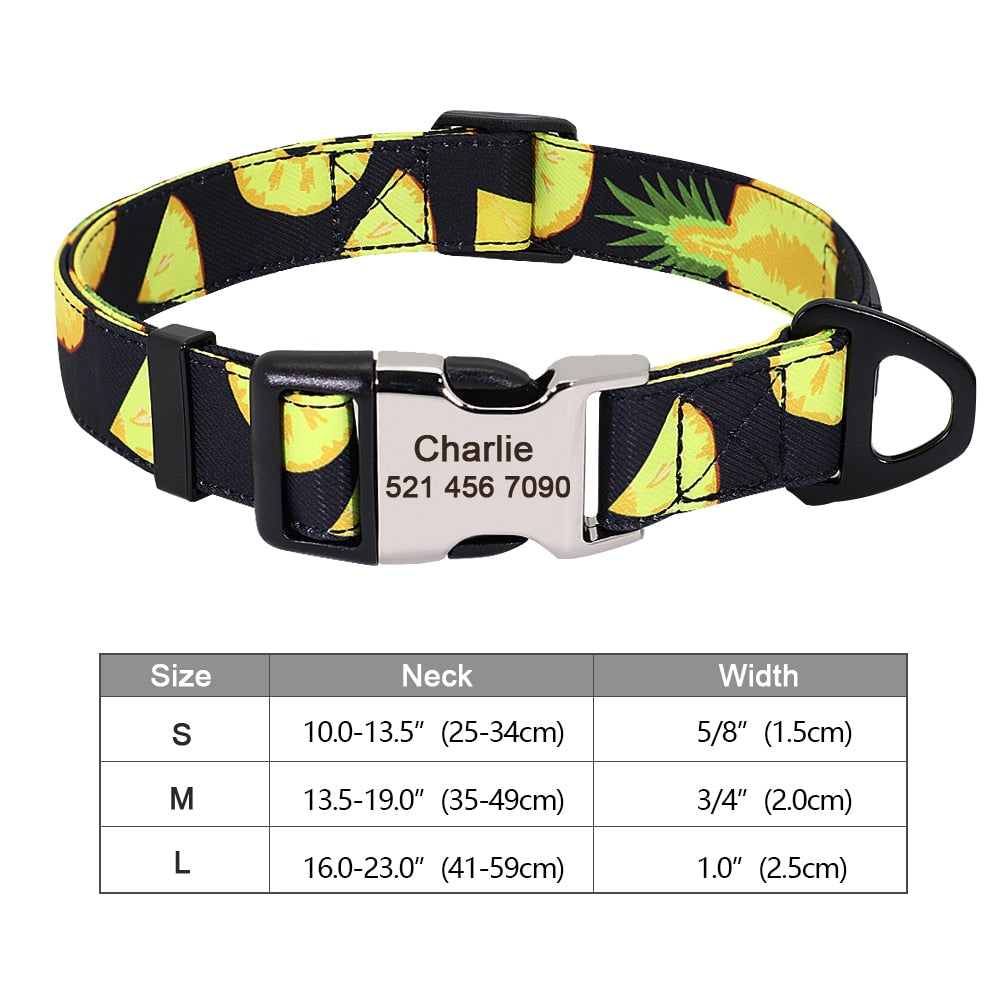 Personalized Dog Accessories Collar - Orchid Unique