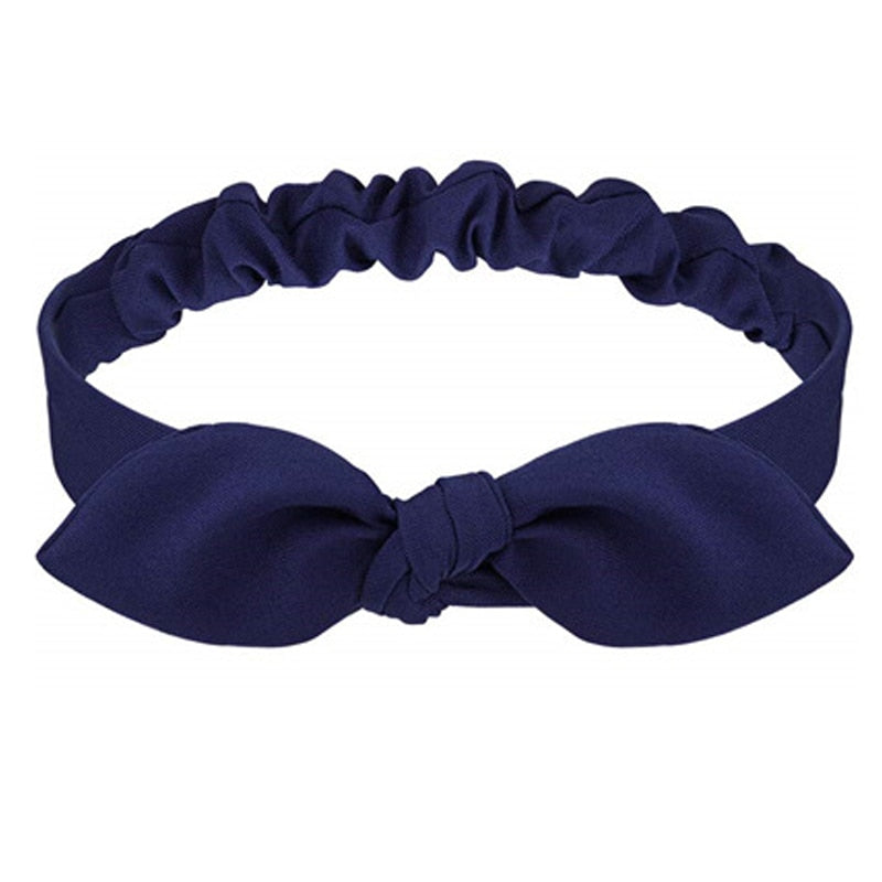 Vintage Cross Knot Elastic Hairbands - Orchid Unique