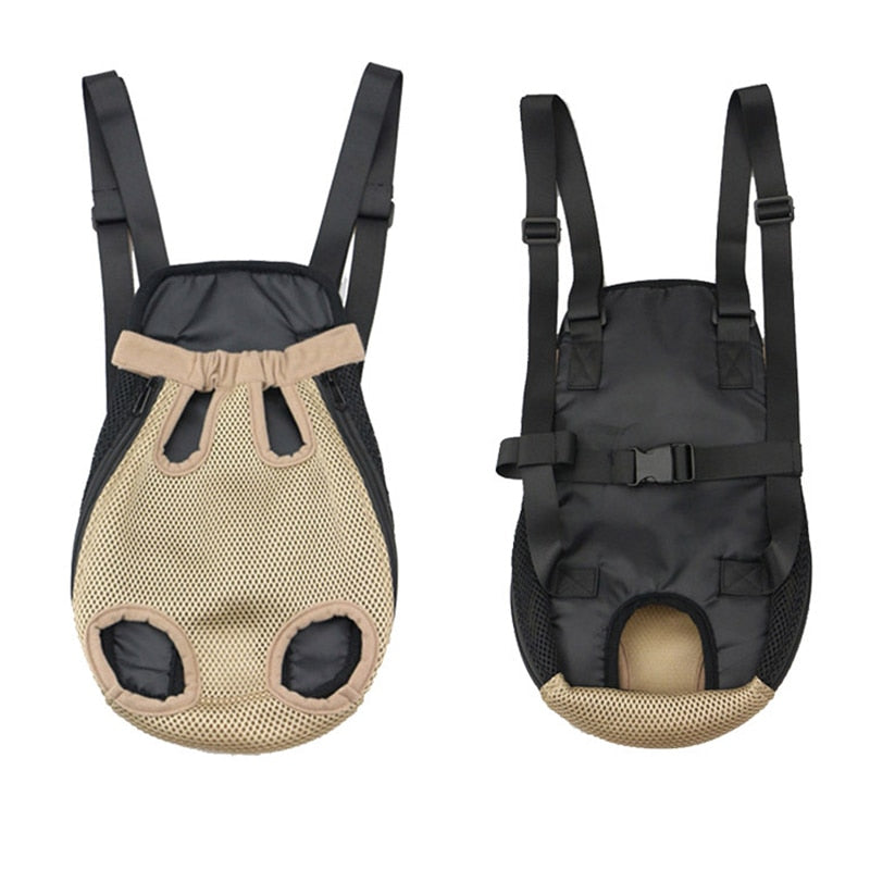 Denim Pet Dog Backpack - Orchid Unique