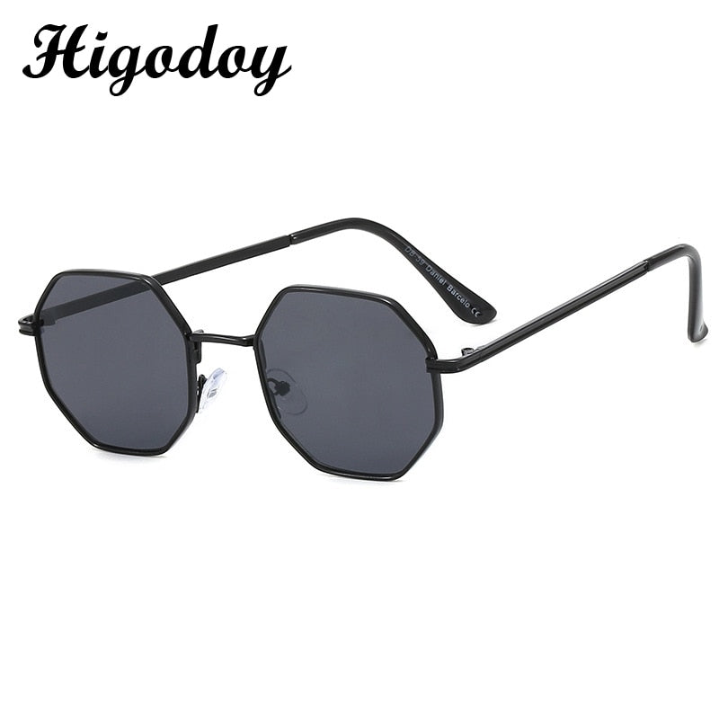 Vintage Octagon Metal Sunglasses - Orchid Unique