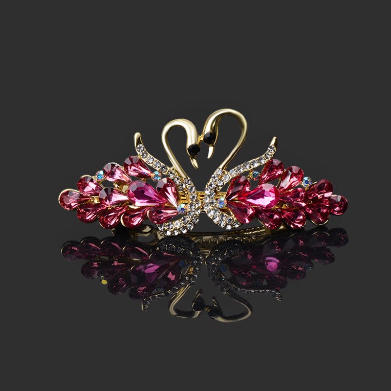 Austrian Rhinestone Hair Comb - Orchid Unique