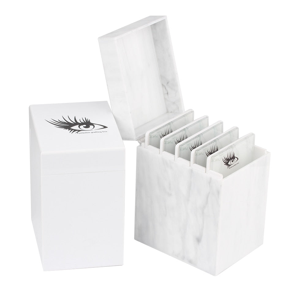 Acrylic Eyelash Extension Storage Box - Orchid Unique