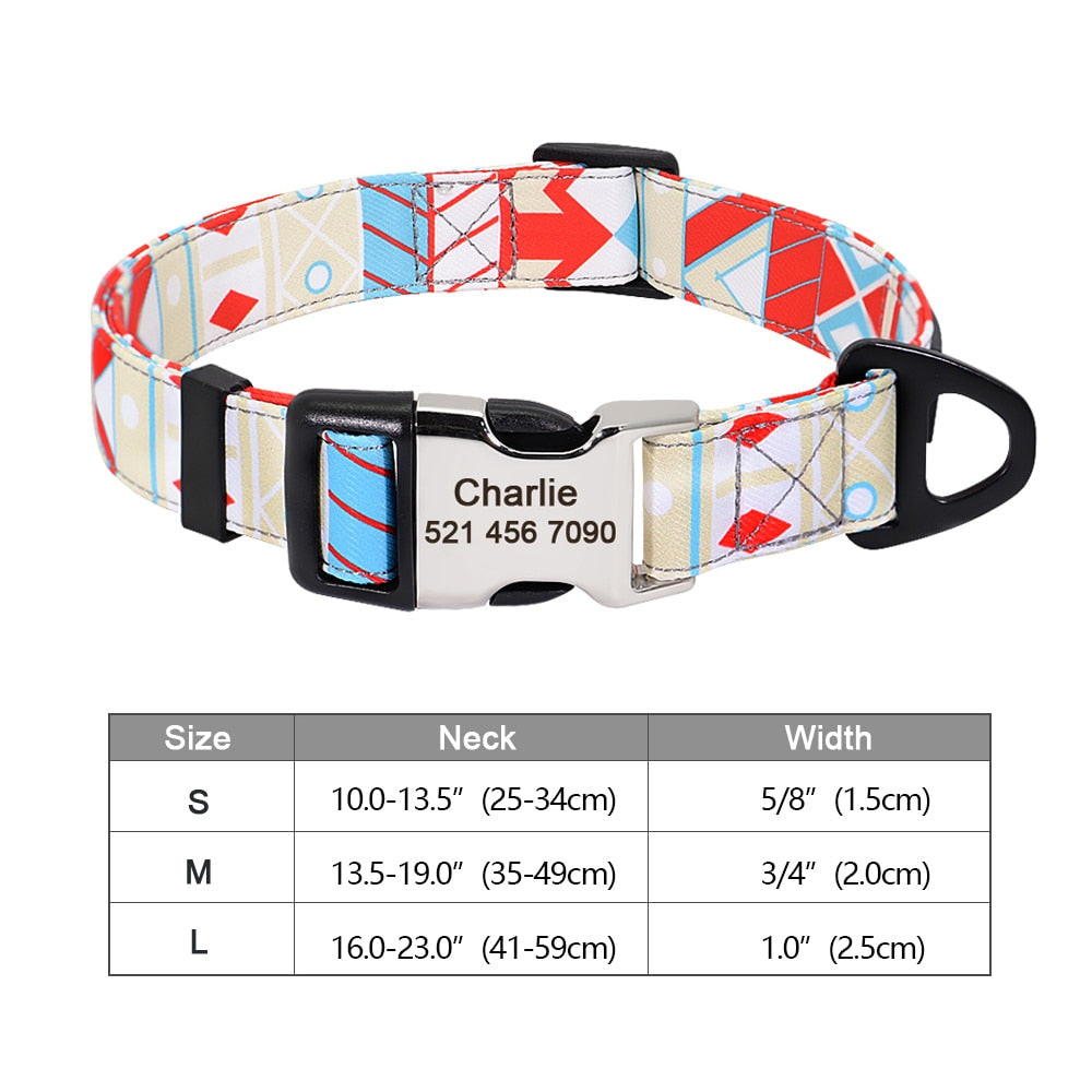 Personalized Dog Accessories Collar - Orchid Unique