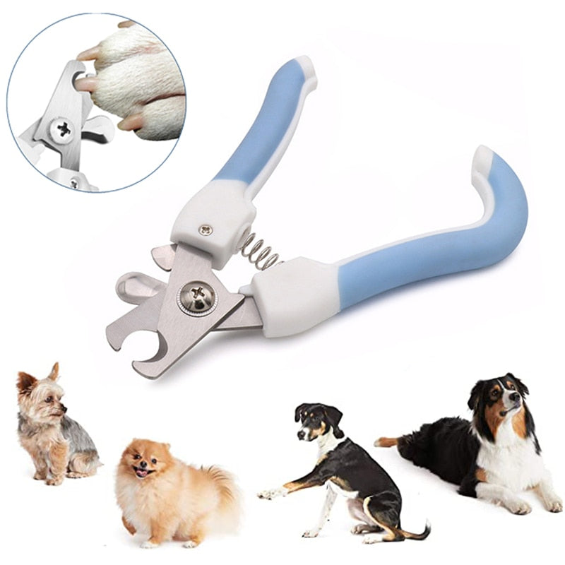 Professional Pet Nail Clipper Stainless Steel Dog Cat Nail Trimmer Labor-Saving Nail Clipper Convenient Dog Grooming Supplies - Orchid Unique