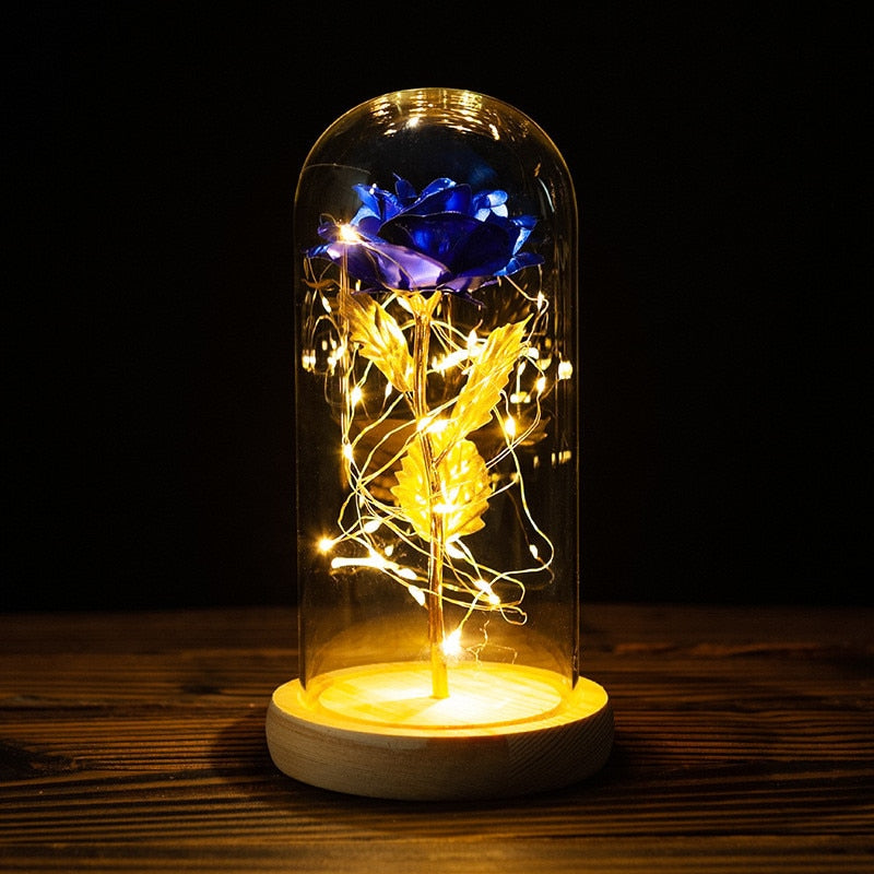 Rose LED Light Foil Flower - Orchid Unique