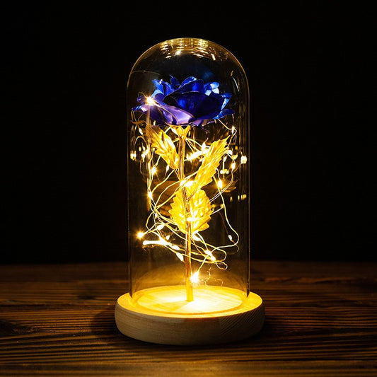 Rose LED Light Foil Flower - Orchid Unique