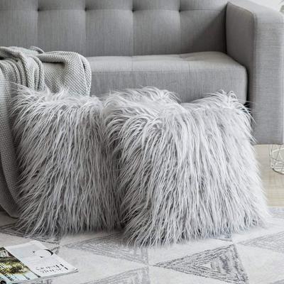 Soft fluffy Plush Cushion Cover - Orchid Unique