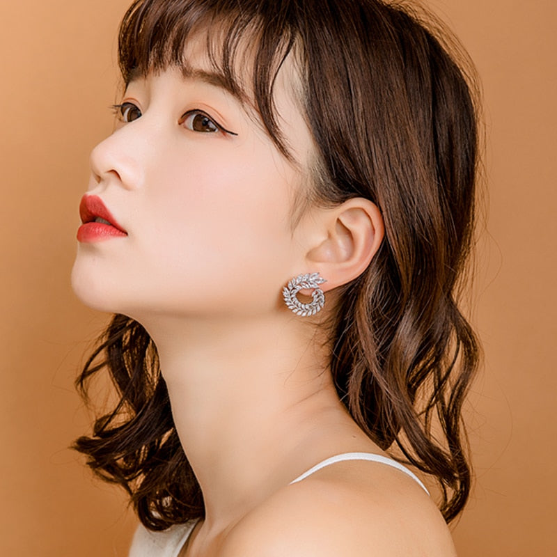 XIYANIKE 10 Colors Rhinestone Statement Earrings - Orchid Unique