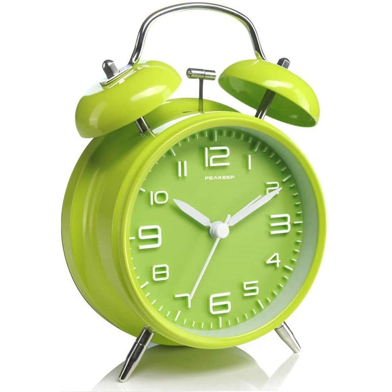 Twin Bell Loud Alarm Clock - Orchid Unique