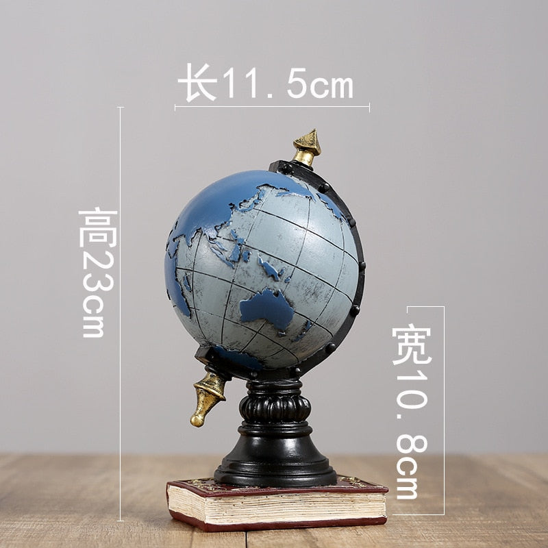 Porch Globe Desktop Clock for Decoration - Orchid Unique