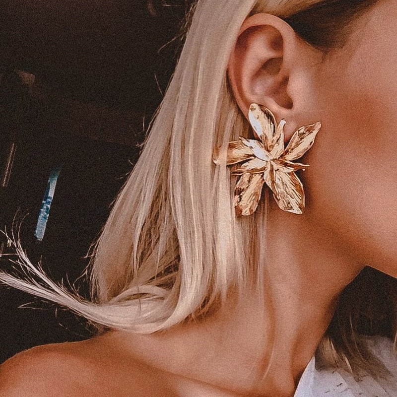 TRENDY Big Circle Round Hoop Earrings - Orchid Unique