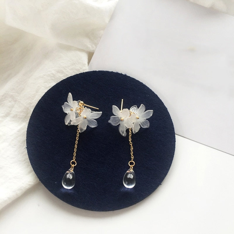 Flower Handmade Bohemia Earrings - Orchid Unique