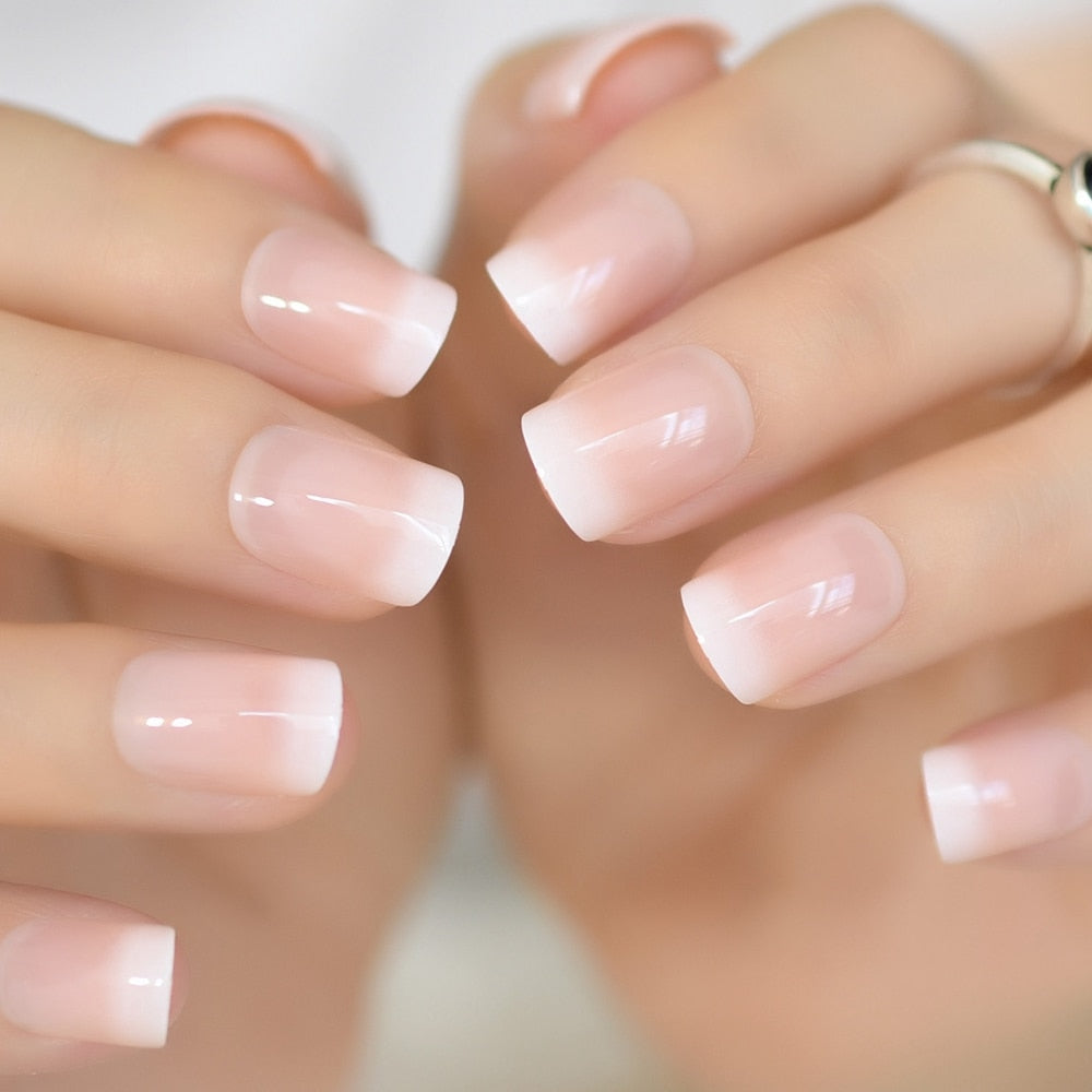Round Fake Nail Tips - Orchid Unique