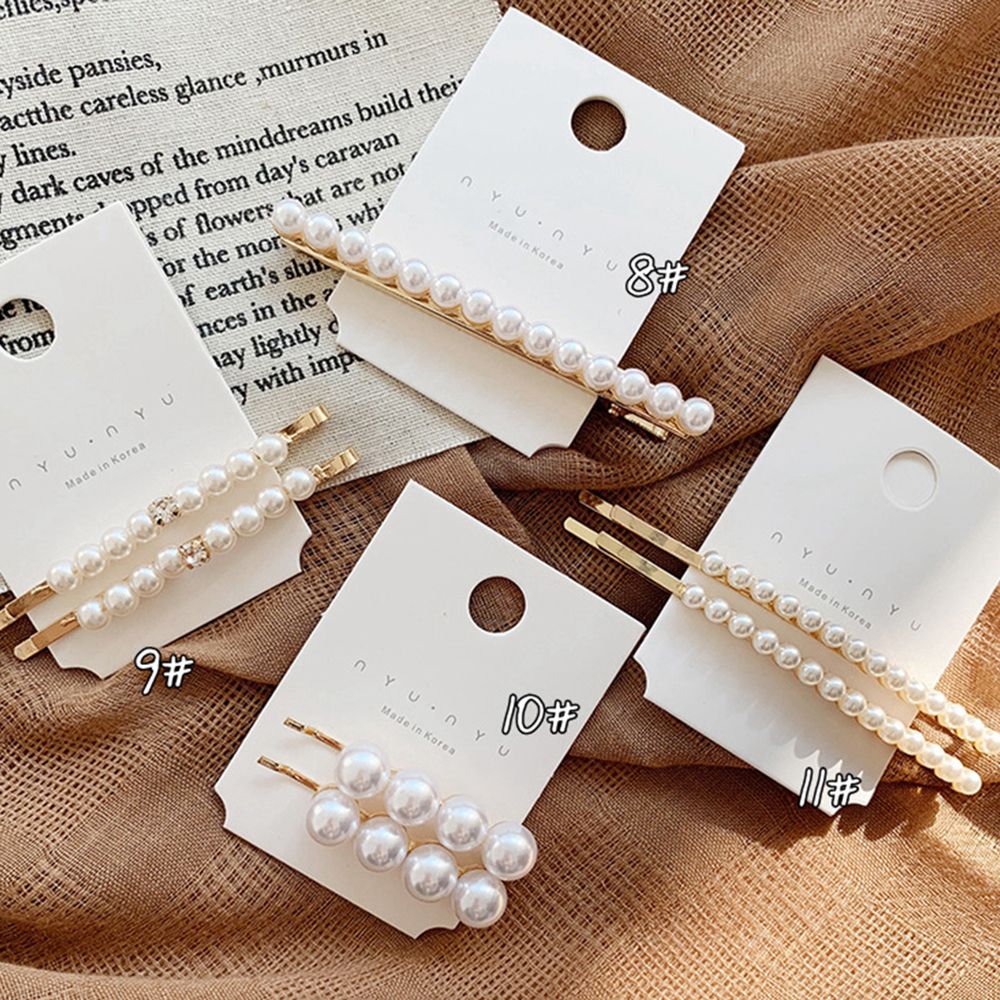 Pearl Metal Hairclips - Orchid Unique