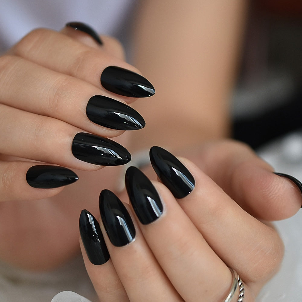 Round Fake Nail Tips - Orchid Unique