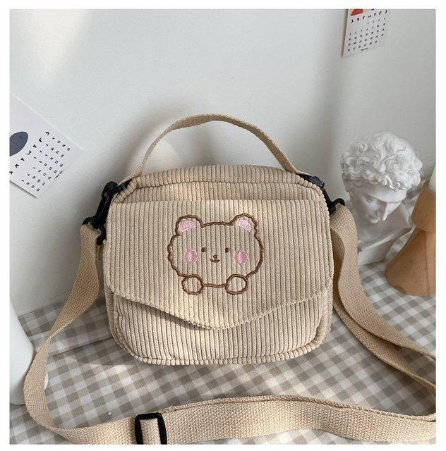 Cute Women Canvas Zipper Purse - Orchid Unique