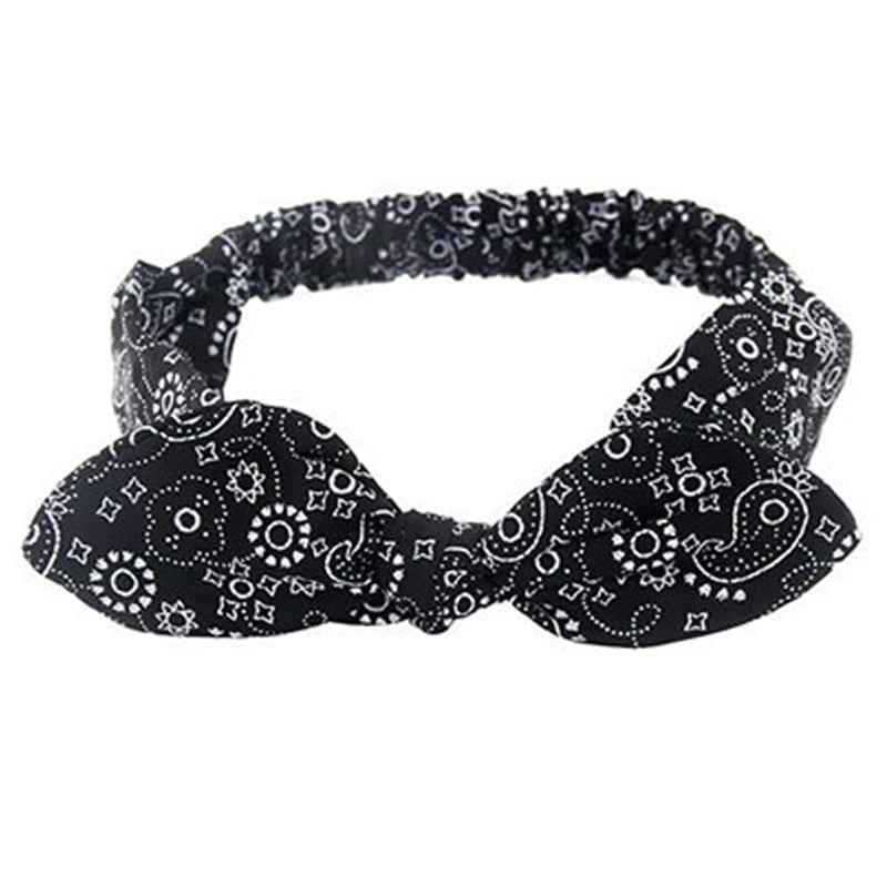 Vintage Cross Knot Elastic Hairbands - Orchid Unique