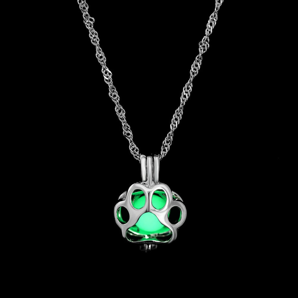 Vintage Glowing Moonstone Pendant Necklace - Orchid Unique