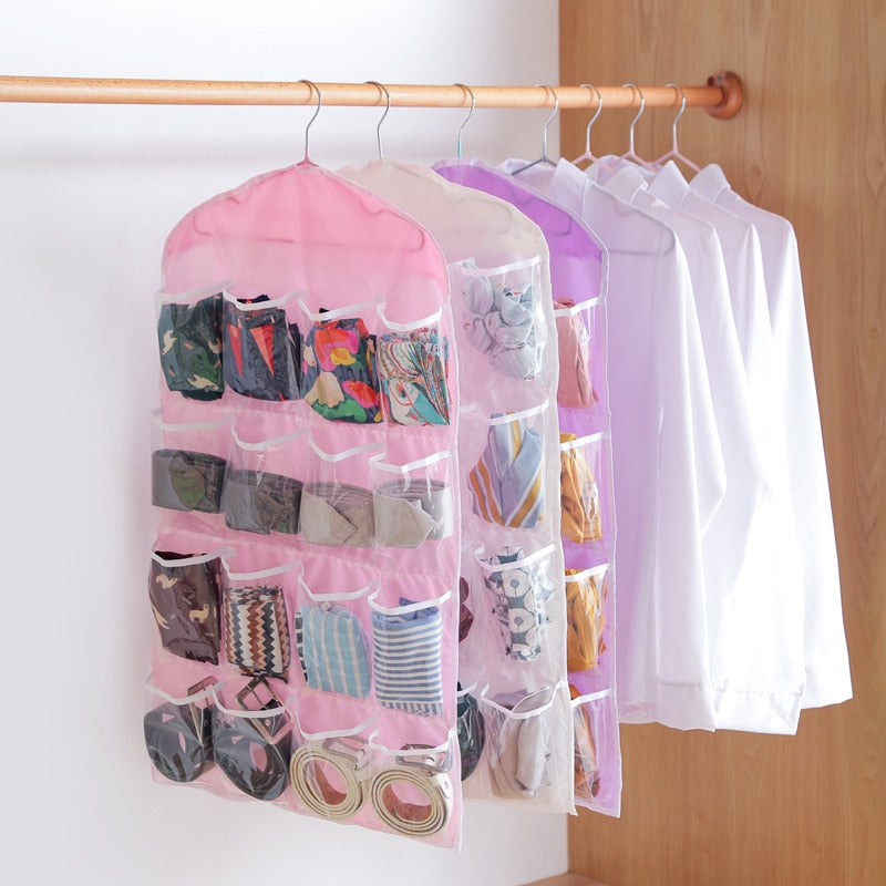 Portable 16 Grid Hanging Bag - Orchid Unique