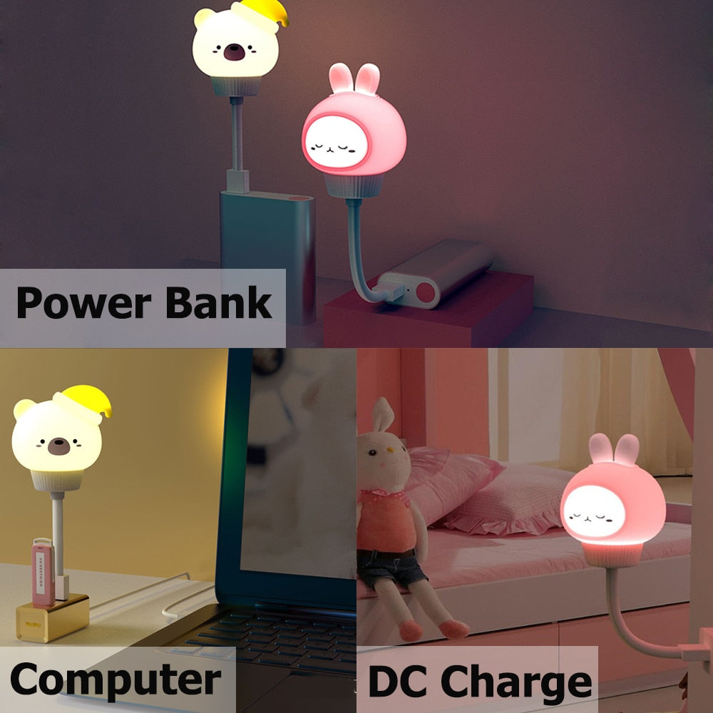 LED USB Night Light - Orchid Unique
