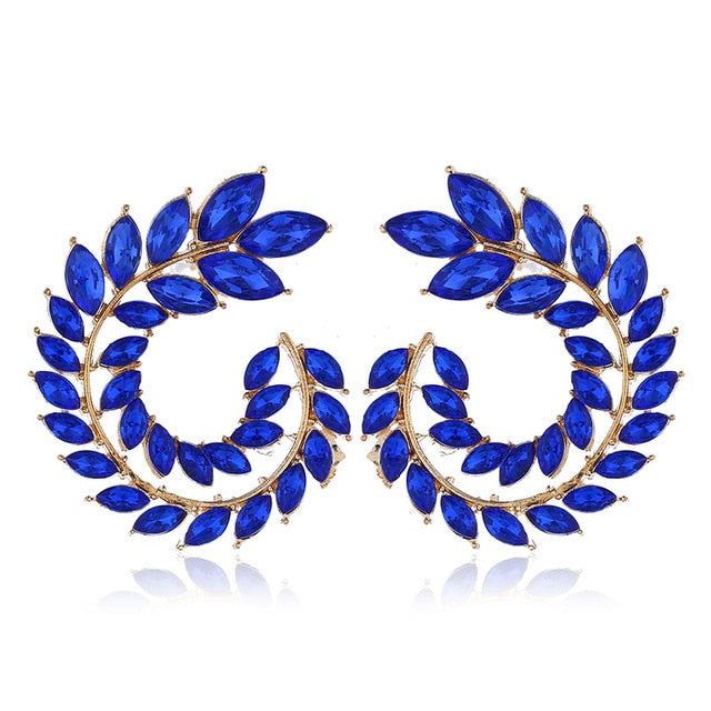 XIYANIKE 10 Colors Rhinestone Statement Earrings - Orchid Unique