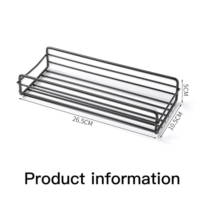 Wrought iron bathroom shelf wall - Orchid Unique