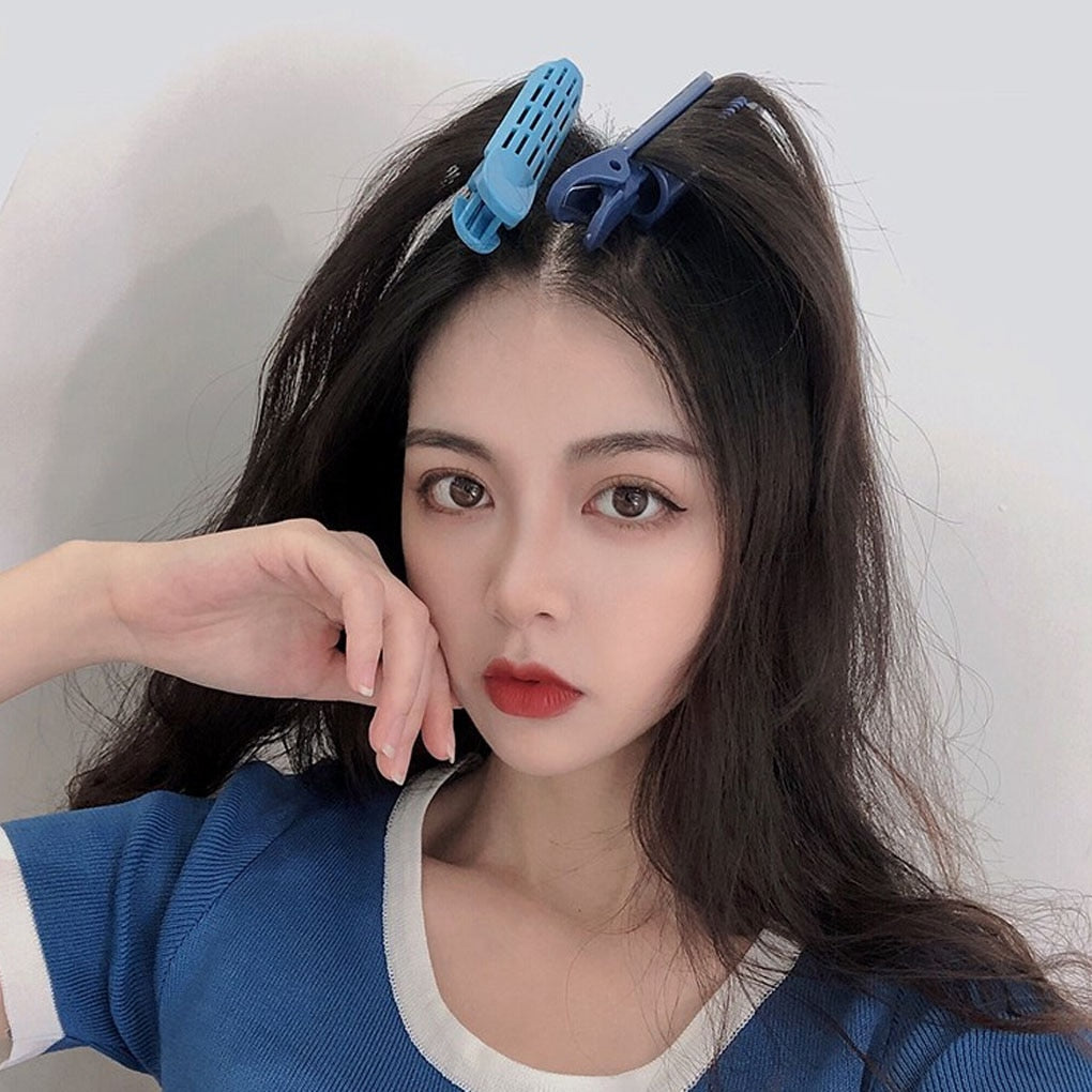 Natural Fluffy Hair Clip - Orchid Unique