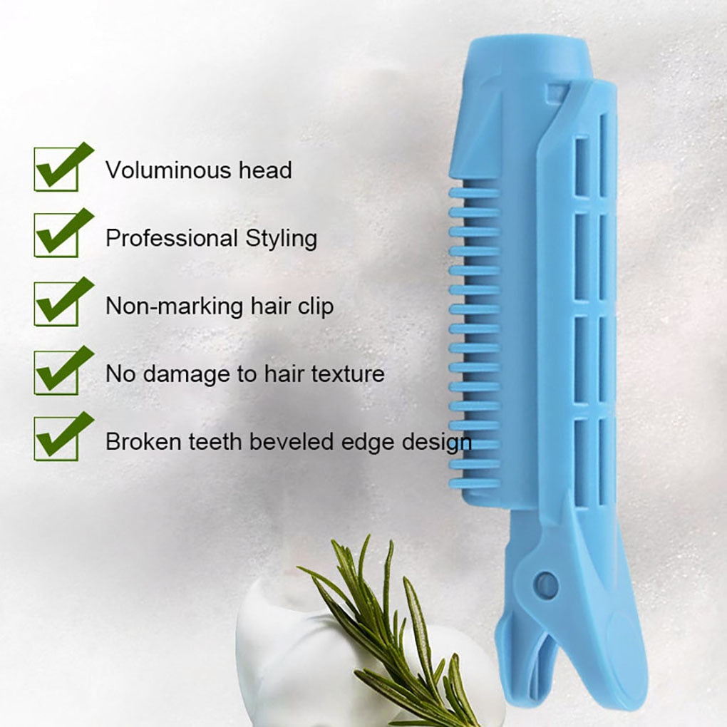 Natural Fluffy Hair Clip - Orchid Unique