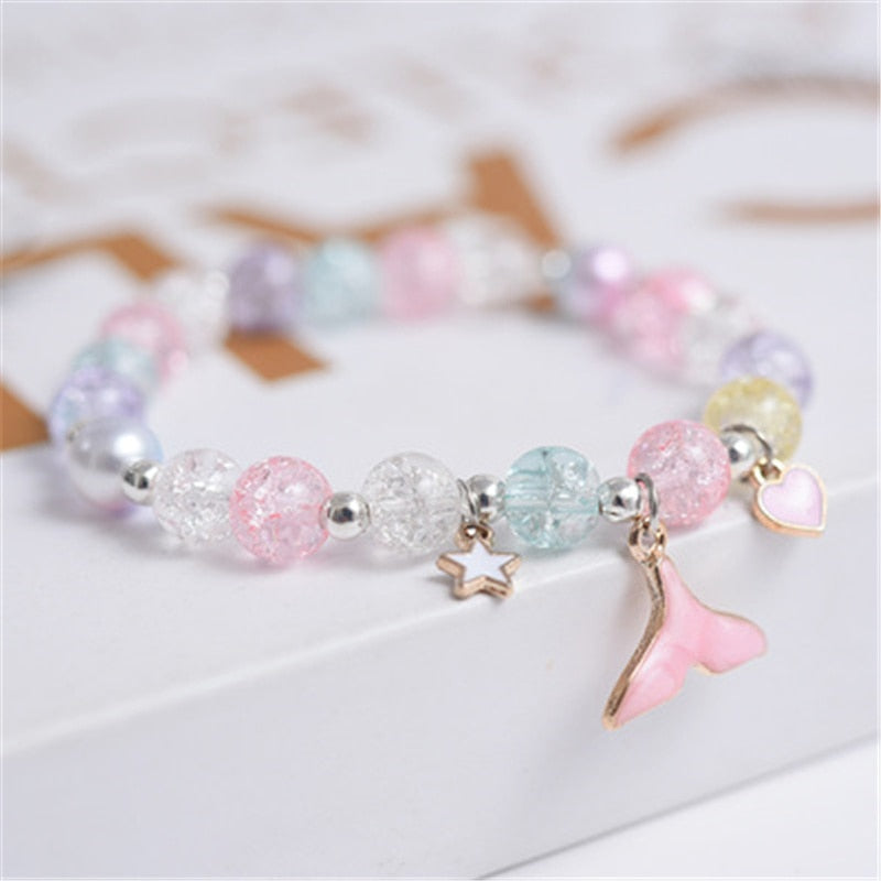 Cute beads Bracelet - Orchid Unique