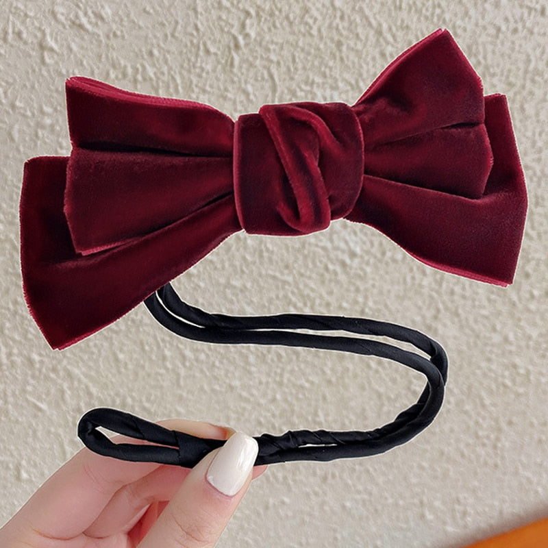 Magic Bow Clip Bun Curler Braider Hairstyle Twist Maker Tool Dount Twist Hair Accessories Styling Fashion - Orchid Unique