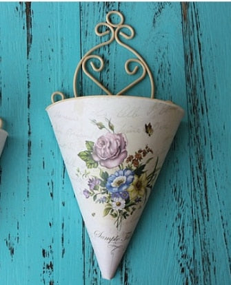 Plastic Wall Hanging Flower Vase-Basket Pot - Orchid Unique