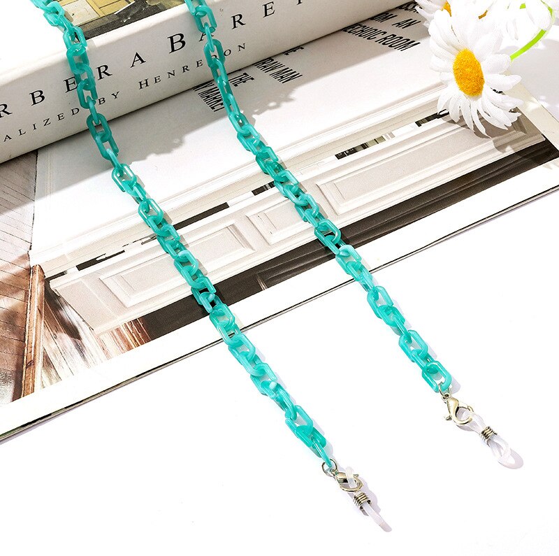 Bohemia Amber Acrylic Glasses Chain - Orchid Unique