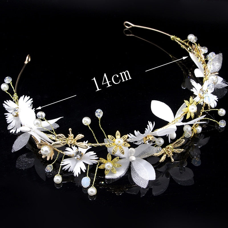 Gorgeous Flower Headbands Braided Hair - Orchid Unique