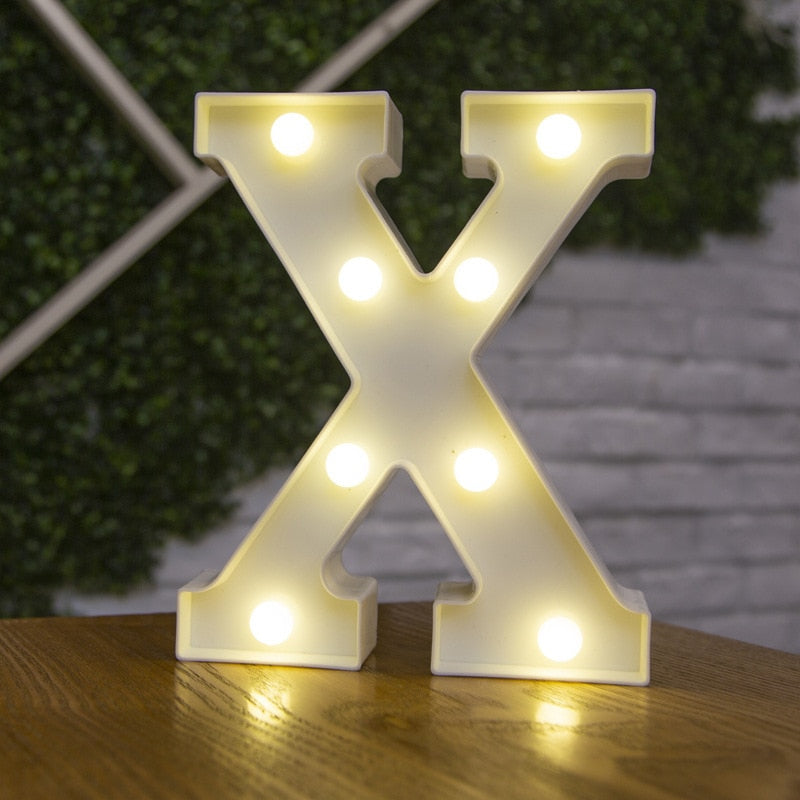Luxury Alphabet Letter LED Lights - Orchid Unique