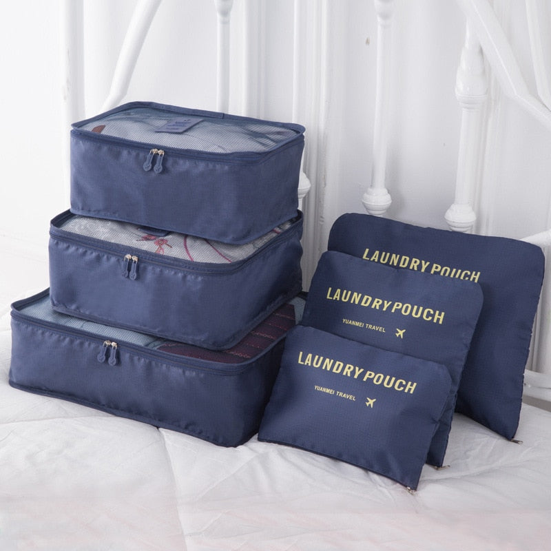 6 PCS Travel Storage Bag - Orchid Unique