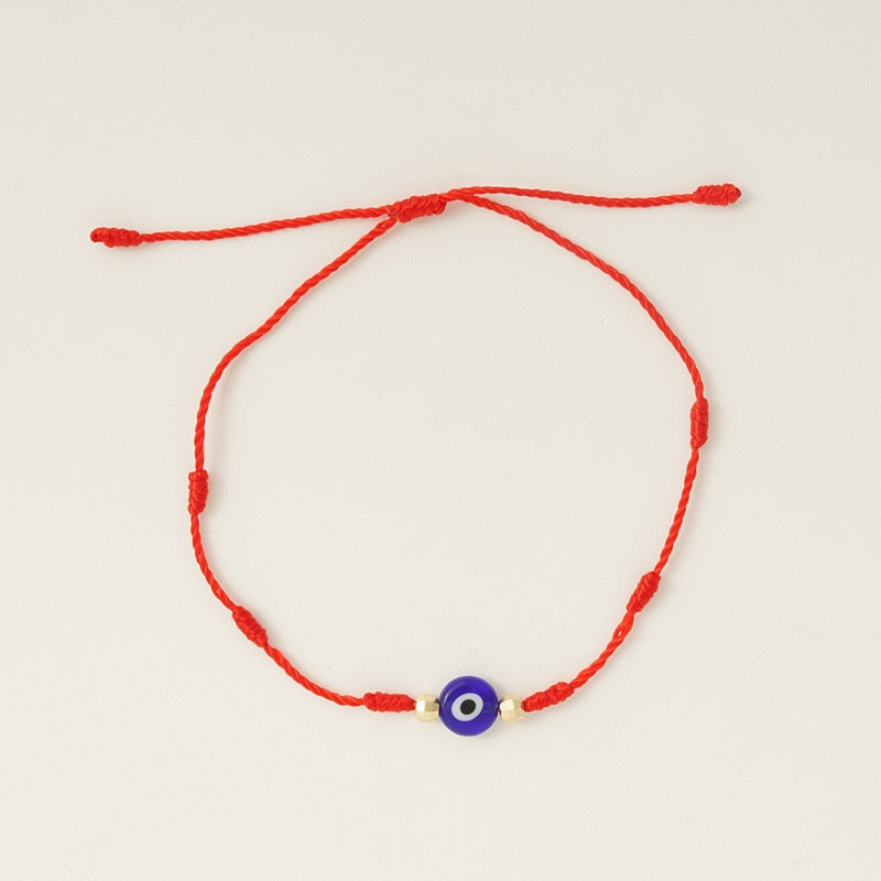 6Pcs Handmade Turkish Lucky Evil Eye Bracelets - Orchid Unique