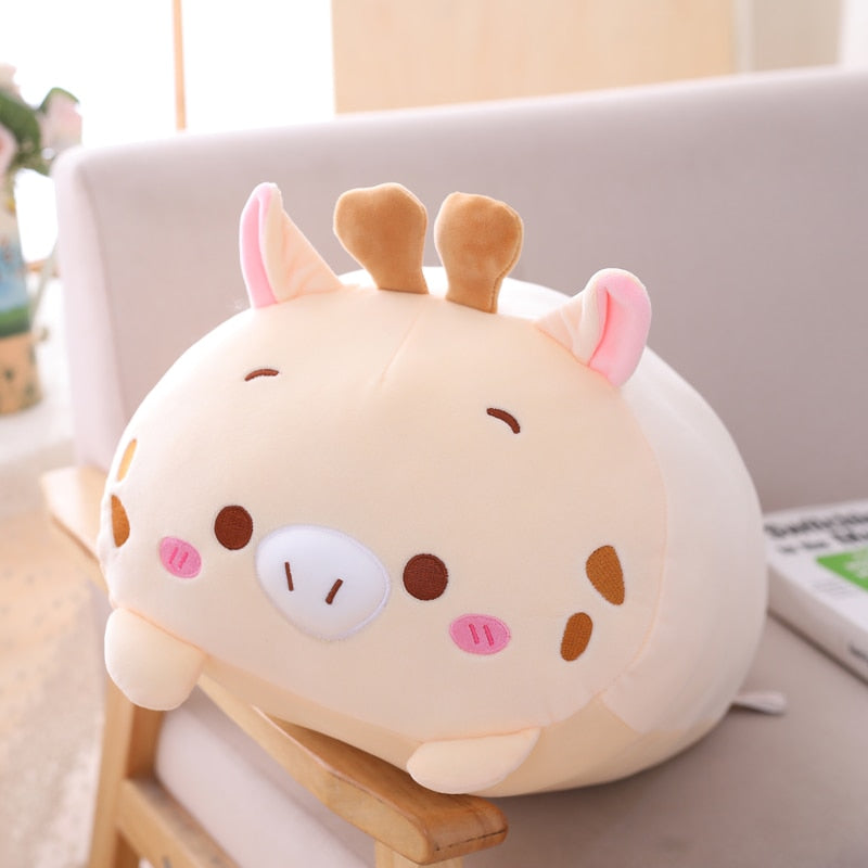 kawaii animal Pillow Cushion - Orchid Unique