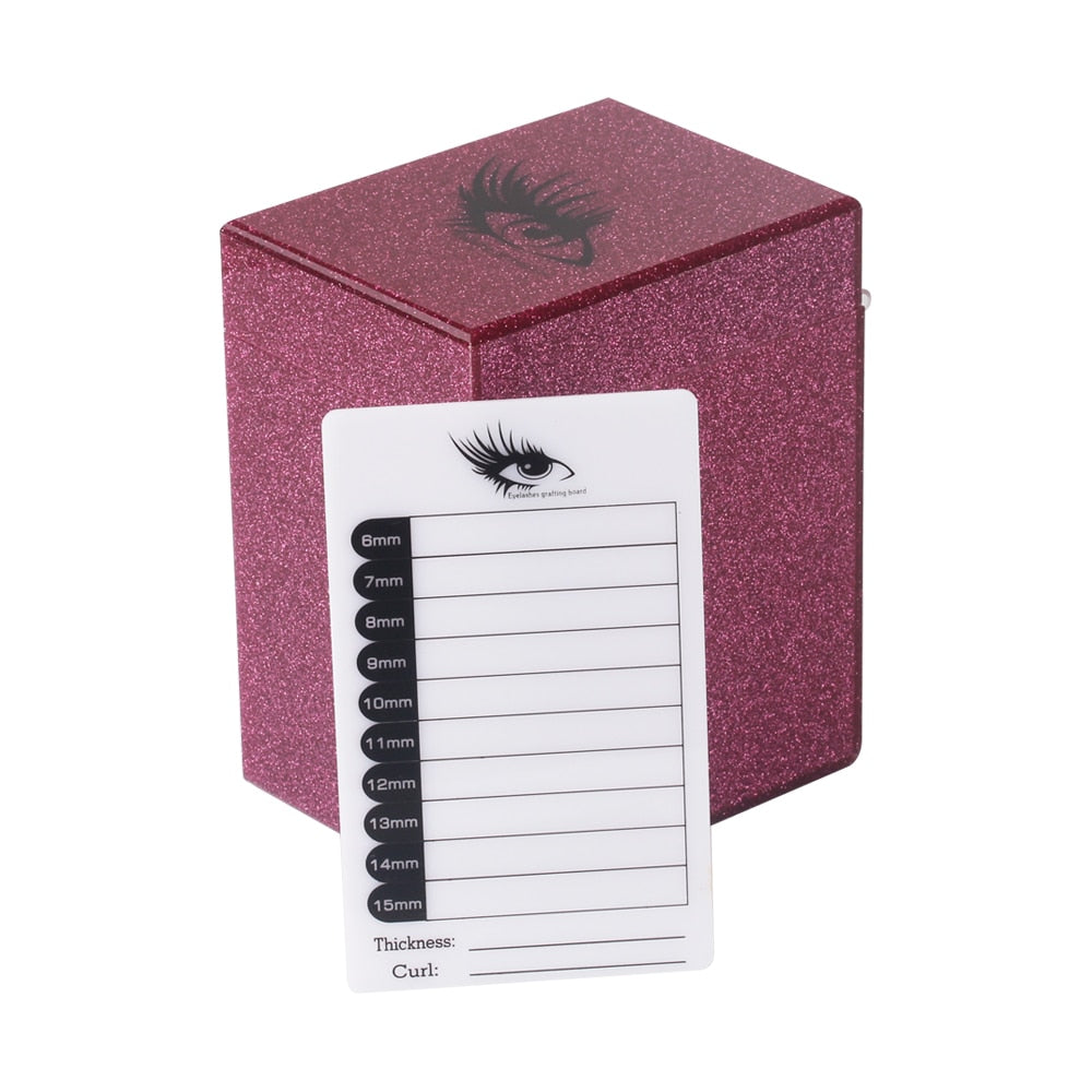 Acrylic Eyelash Extension Storage Box - Orchid Unique