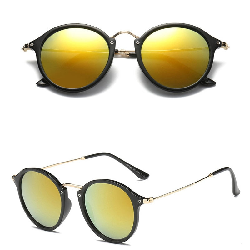Fashion Round Sunglasses - Orchid Unique